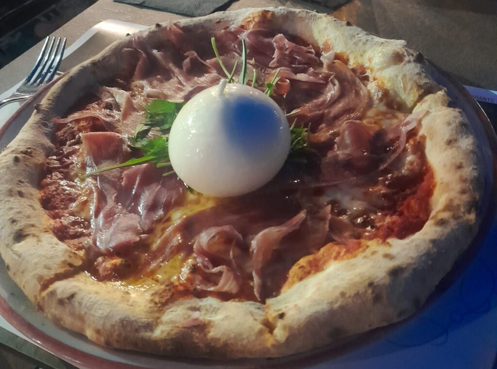 Local food: Bel Paese pizza