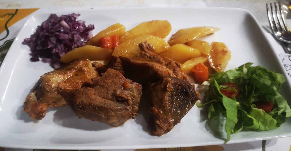 Local food: Veal and Potatoes