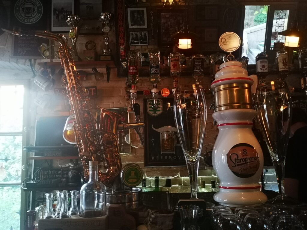 Beer taps in the establishment Pub Got