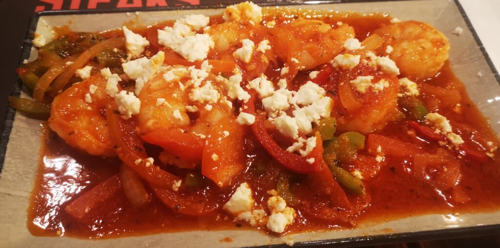 Local Dish Prawn Saganaki