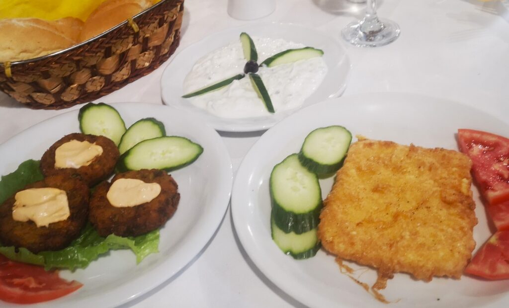 Local dishes from Malia Star restaurant