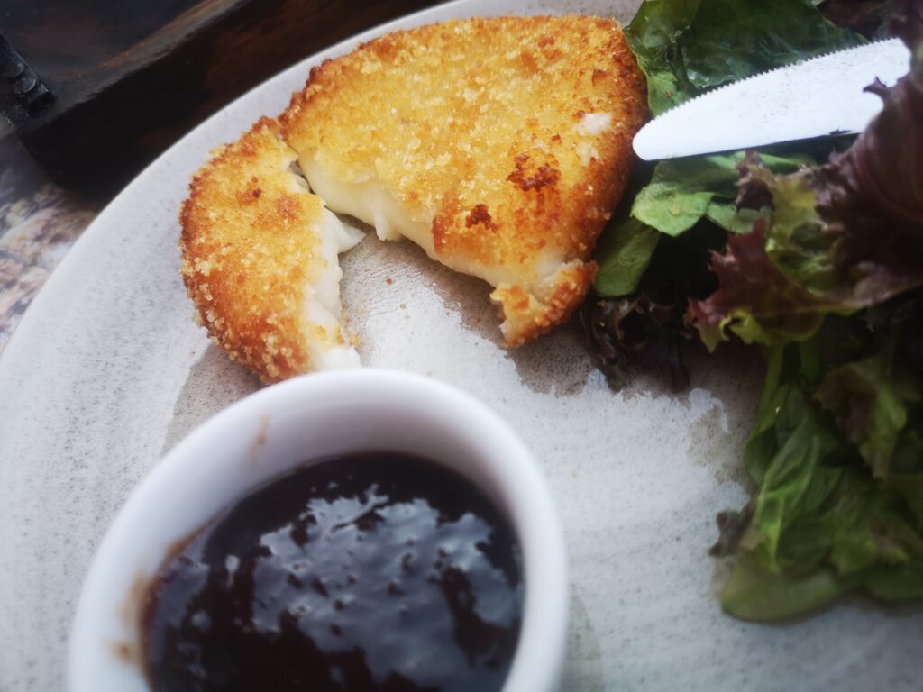 Local Dish Cretan Cheese Saganakai