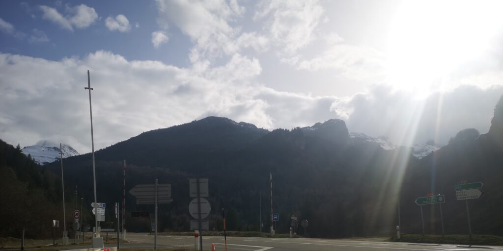 The Pyrenees mountains on our European Tour